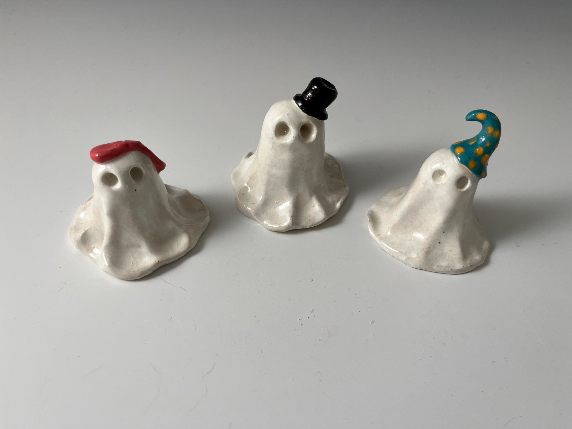 Assorted Ceramic Ghosts - Hand sculpted