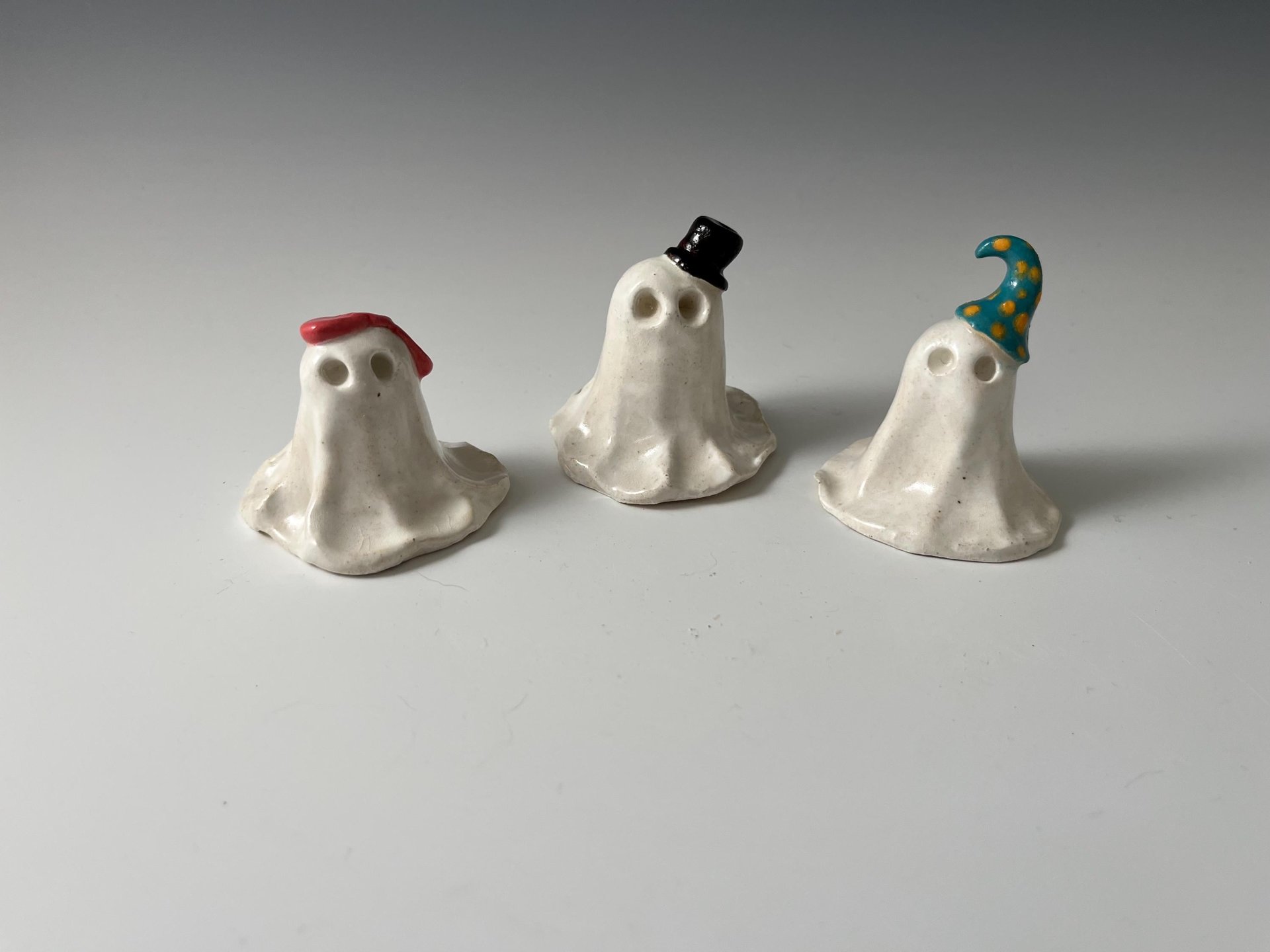 Assorted Ceramic Ghosts - Hand sculpted