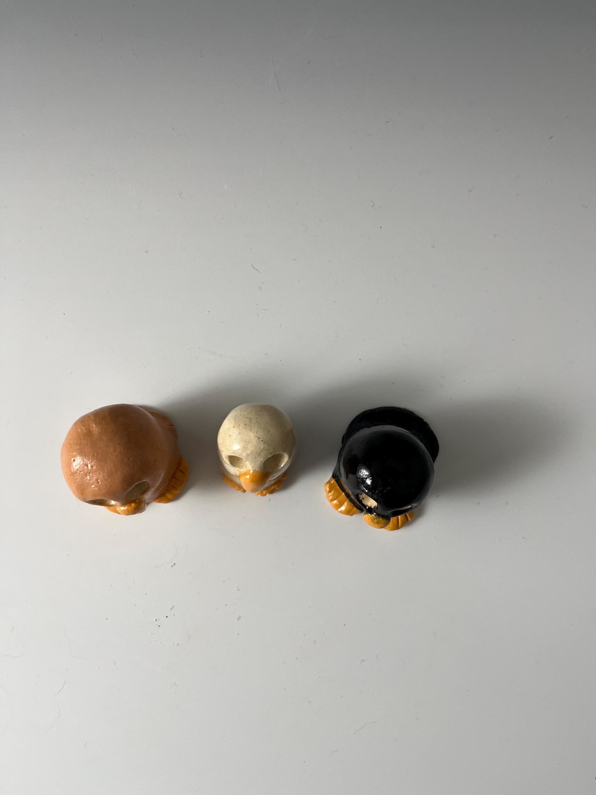 Assorted Ceramic Owls - Hand sculpted