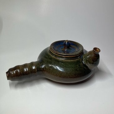 Handmade ceramic teapot