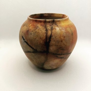 Petite Pit Fired Ceramic Vase