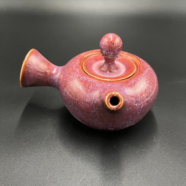 Handmade Pink Ceramic Tea Pot