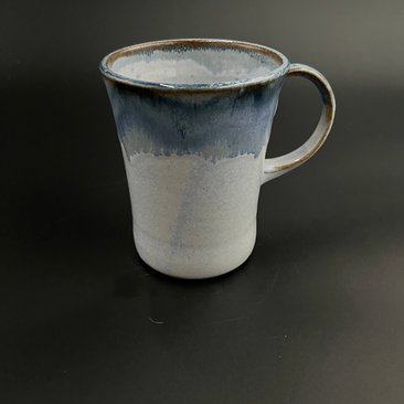 Handmade Blue Ceramic Tankard Mug