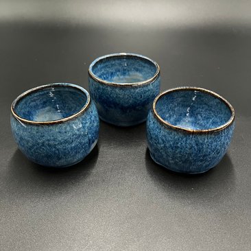 Handmade Blue Green Ceramic Cups