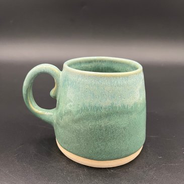 Handmade Agave Green Ceramic Mug