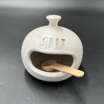 Handmade Small Ceramic Salt Cellar - Various Colors