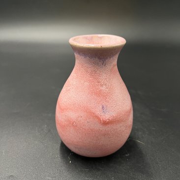 Handmade Pink and Purple Ceramic Bud Vase