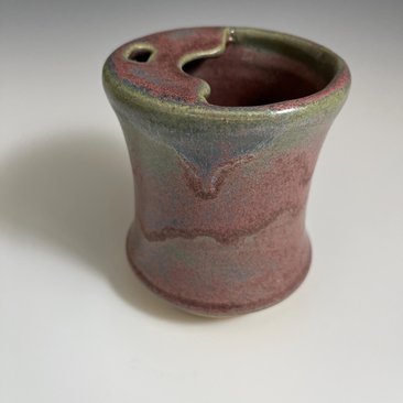 Handmade Ceramic Purple Travel Mug