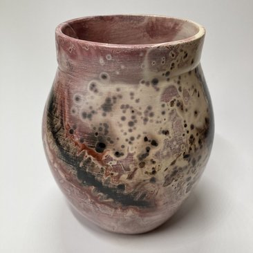 Saggar Fired Decorative Vase