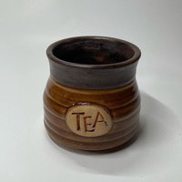 Handmade ceramic tea mug
