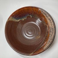 Large Handmade Red Serving Bowl