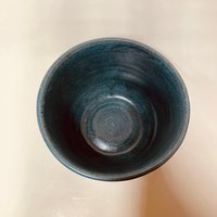 Hand-made Ceramic Blue Bowl