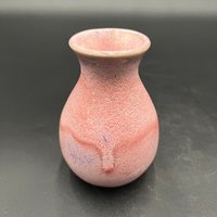 Handmade Pink and Purple Ceramic Bud Vase