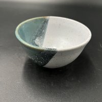 Handmade Small Blue Ceramic Bowl