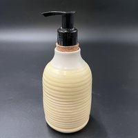 Handmade Ceramic Soft Yellow Soap Dispenser