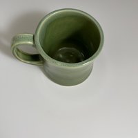 Small Handmade Ceramic Spearmint Green Mug