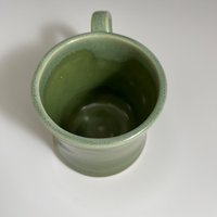Small Handmade Ceramic Spearmint Green Mug