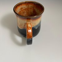 Handmade Ceramic Golden Black Mug