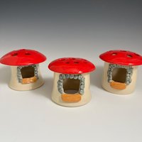 Handmade Ceramic Mushroom Luminary