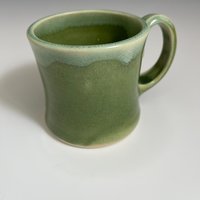 Small Handmade Ceramic Spearmint Green Mug