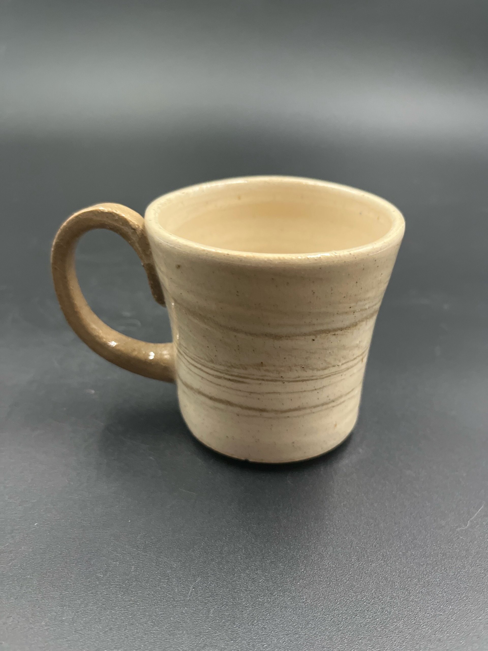Small Handmade marbled ceramic mug