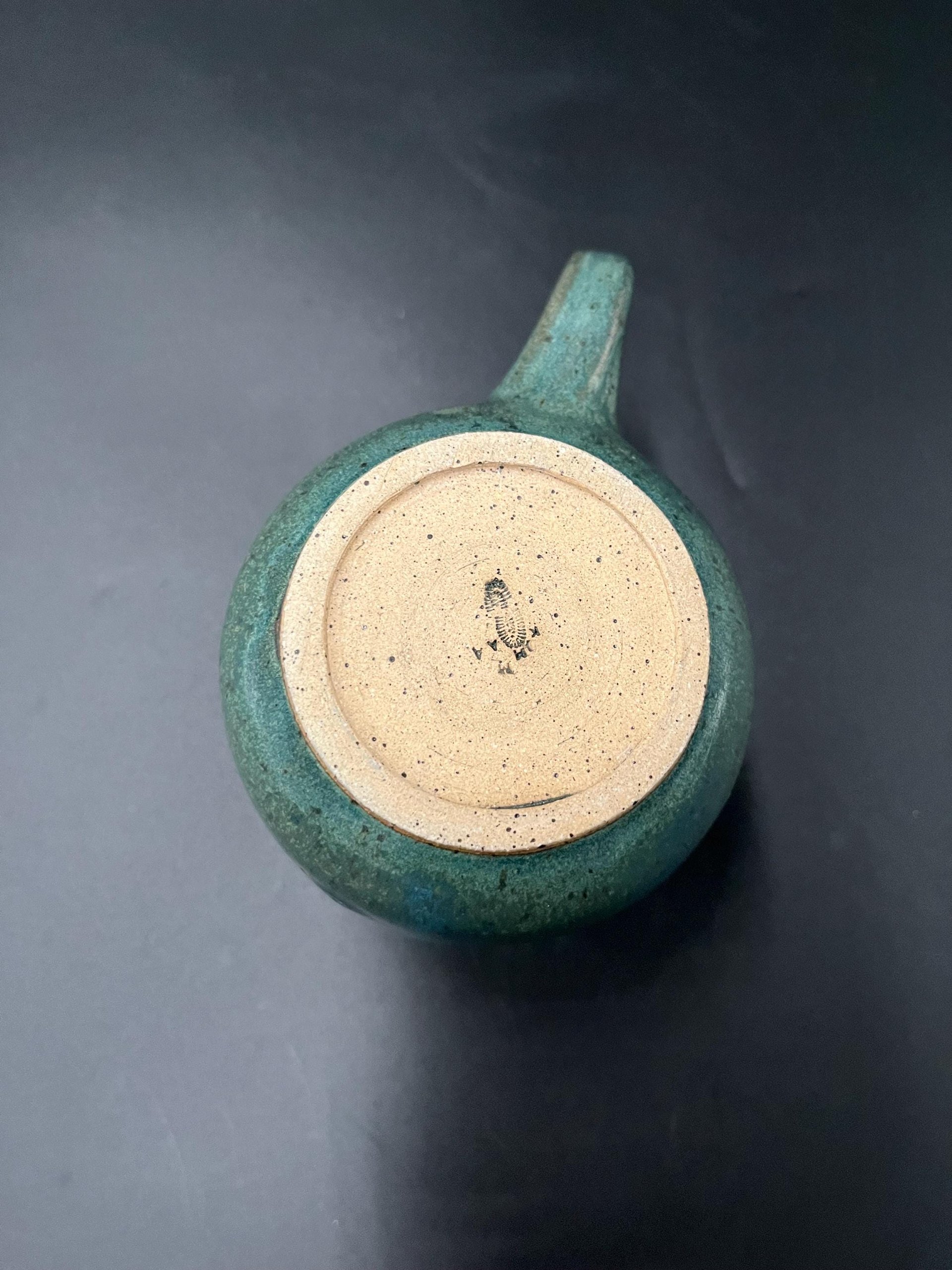 Handmade Blue Drip Glaze Ceramic Mug