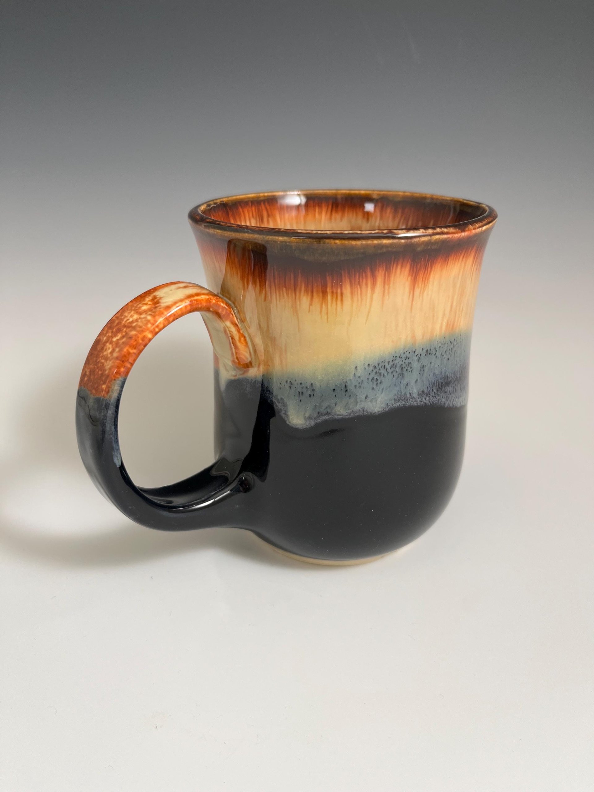 Handmade Ceramic Golden Black Mug