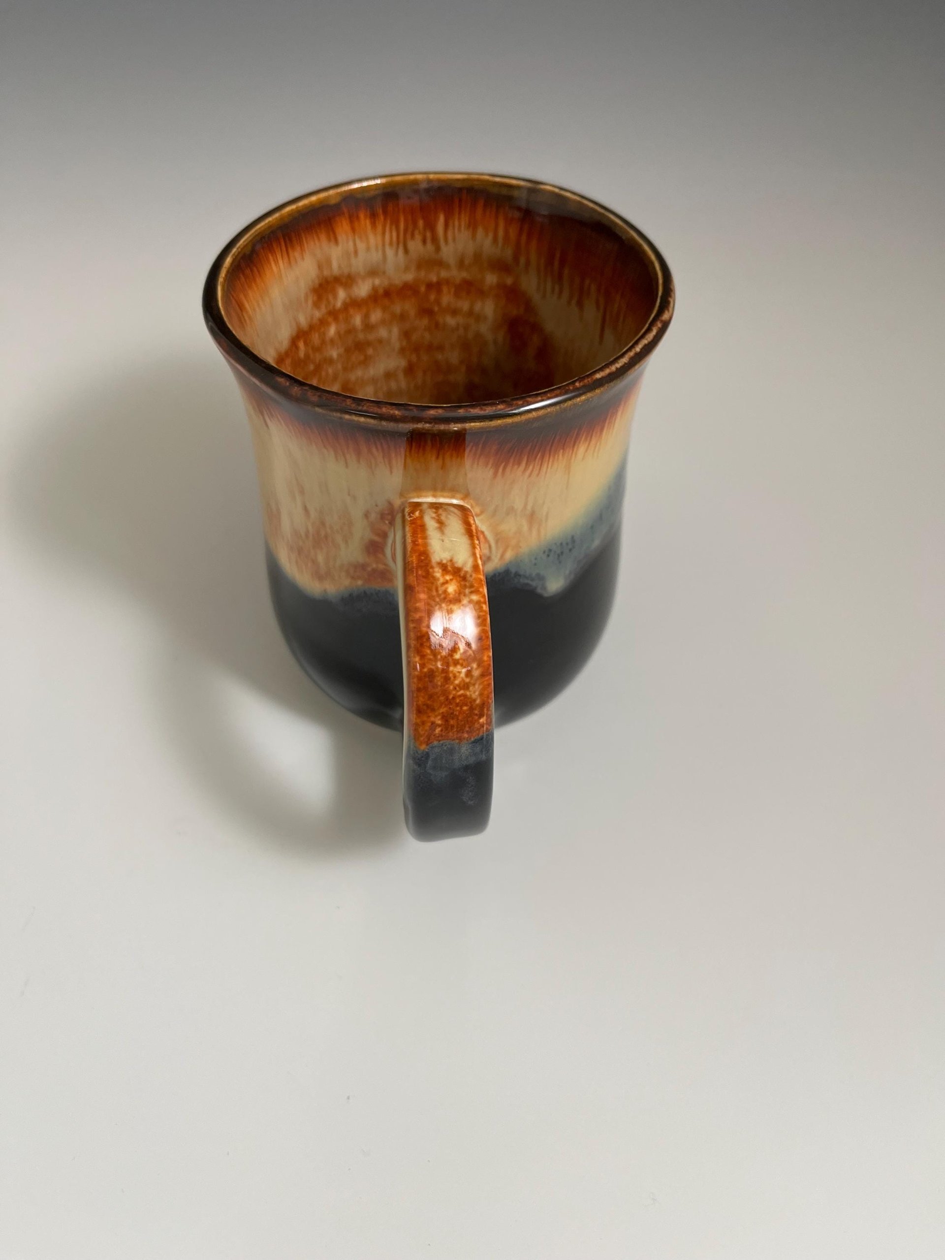 Handmade Ceramic Golden Black Mug
