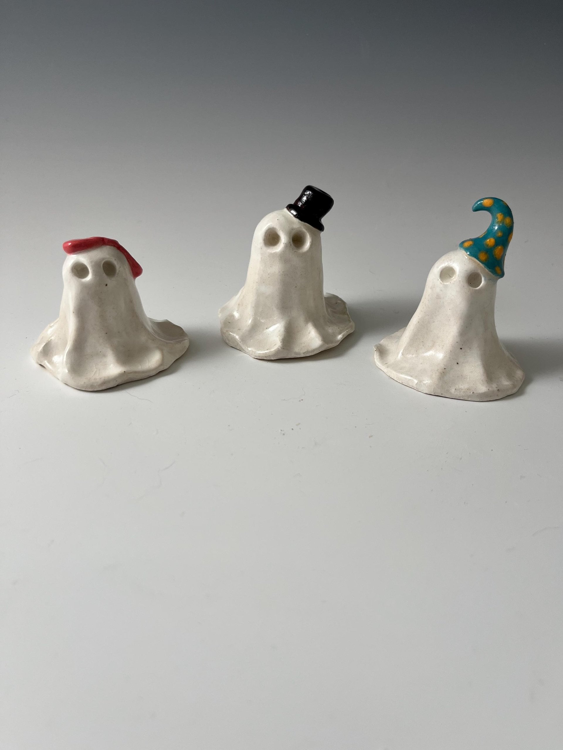 Assorted Ceramic Ghosts - Hand sculpted