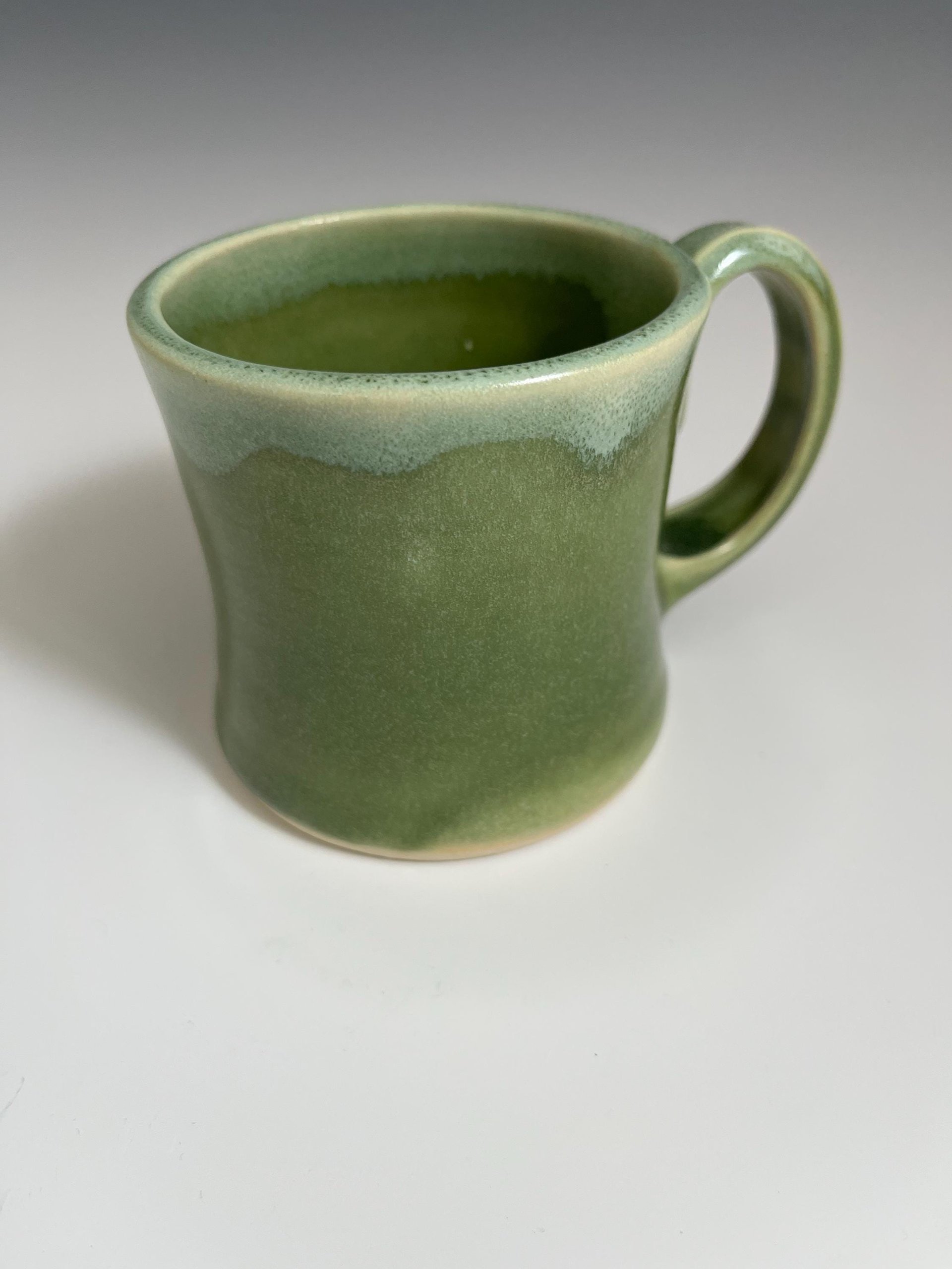 Small Handmade Ceramic Spearmint Green Mug