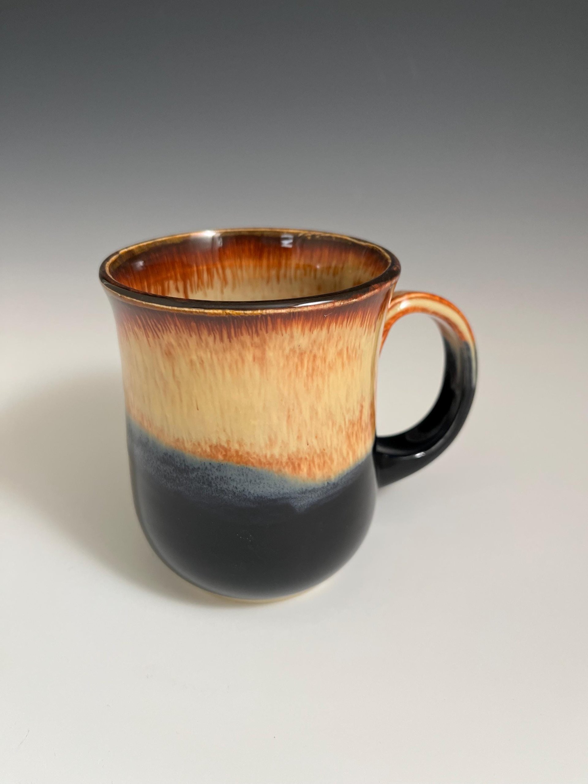 Handmade Ceramic Golden Black Mug