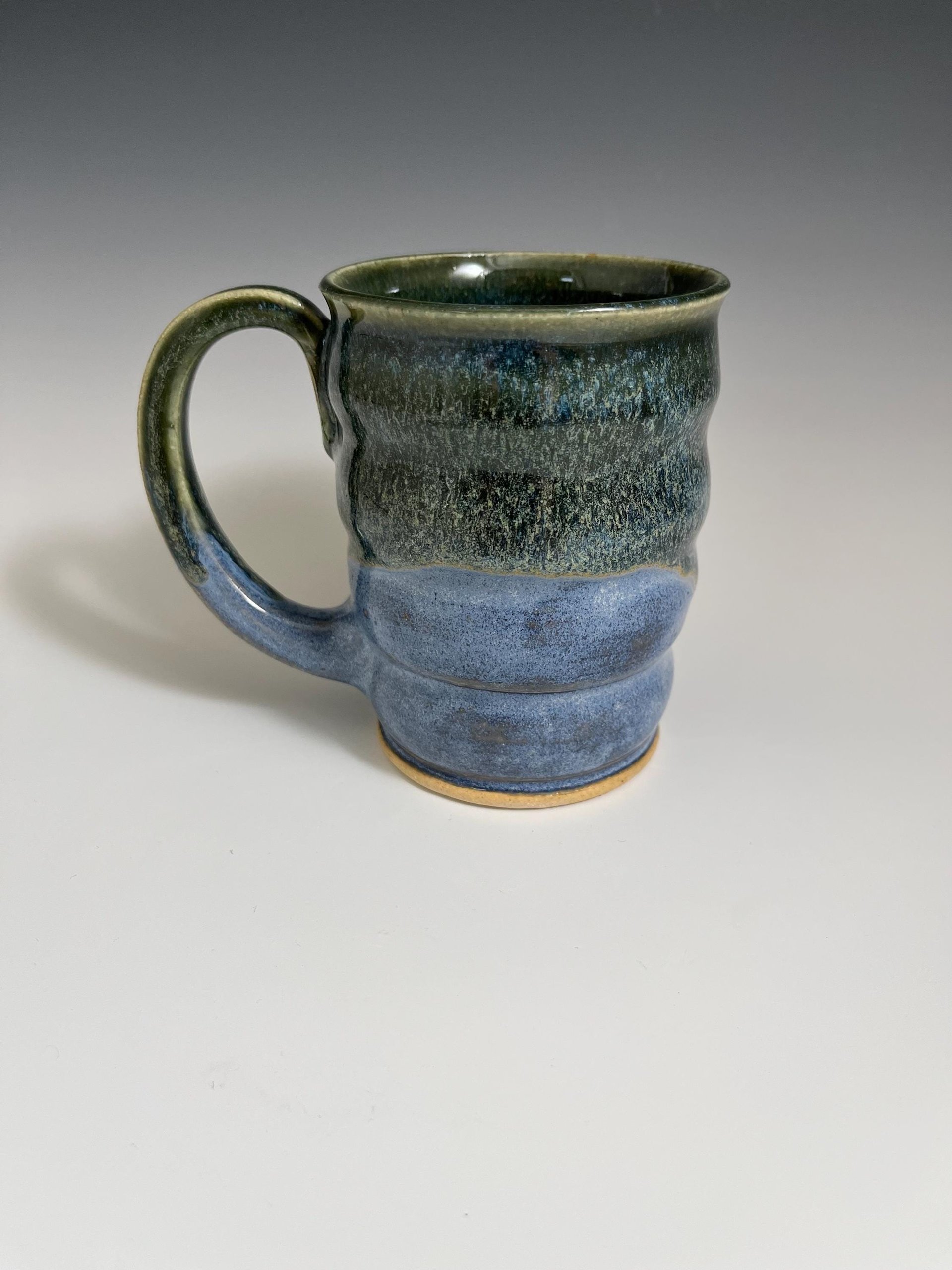 Handmade Ceramic Blue Green Mug