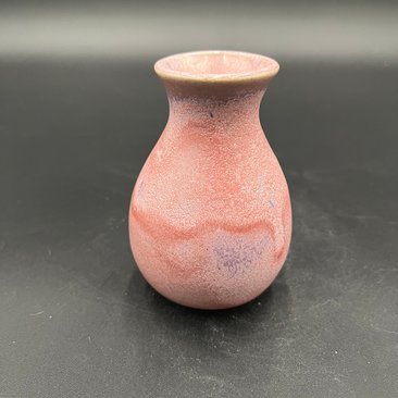 Handmade Pink and Purple Ceramic Bud Vase
